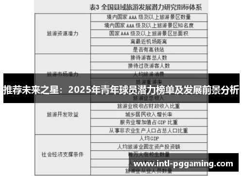 推荐未来之星：2025年青年球员潜力榜单及发展前景分析